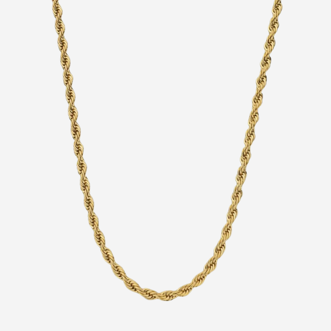 5MM ROPE CHAIN 18" (GOLD)