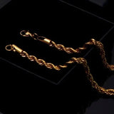 5MM ROPE CHAIN 22" (GOLD) - AAPEX WATCHES