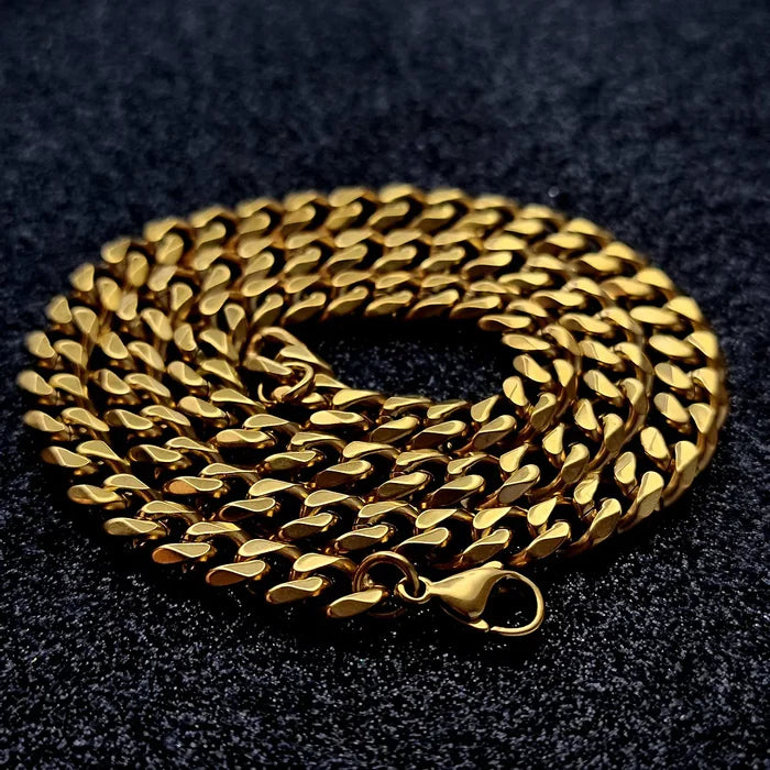 8MM CURB CHAIN 20" (GOLD) - AAPEX WATCHES