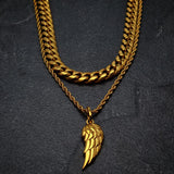 WING PENDANT (GOLD) - AAPEX WATCHES