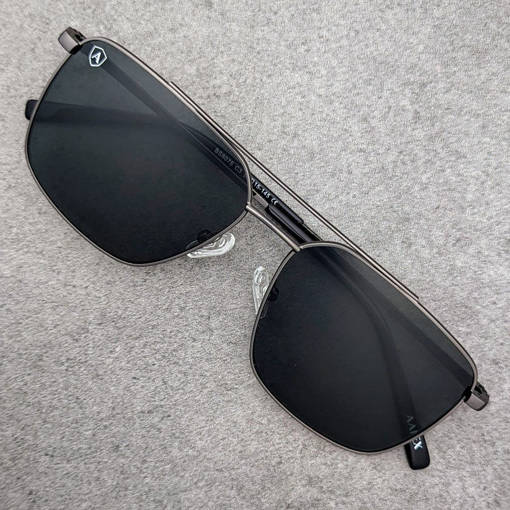 Men's Sunglasses / Aviator - Gunmetal | AAPEX™